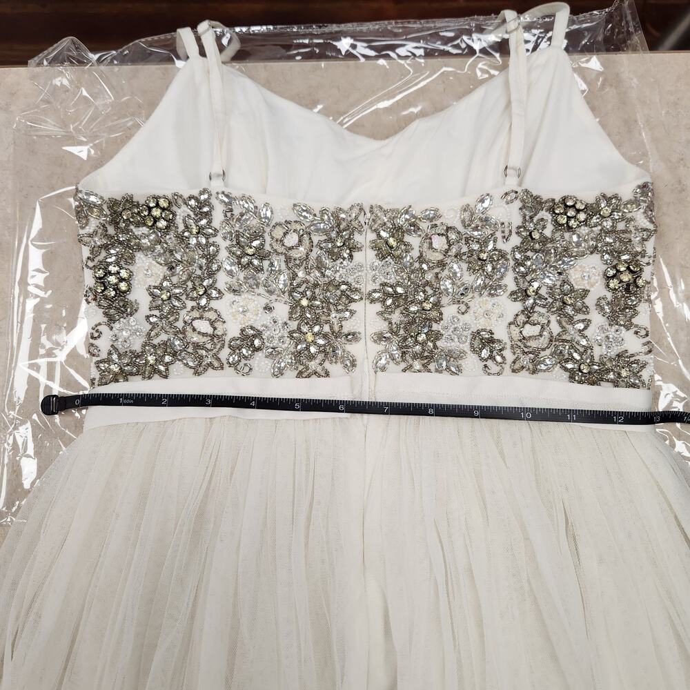 Needle & Thread Bridal sparkle beaded maxi tulle gown 8 - Picture 7 of 10